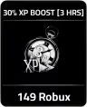 30% EXP Boost (3 Hours)